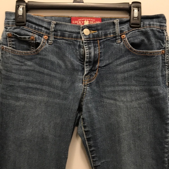 Lucky Brand Straight Leg Jeans - Medium Blue Denim - Picture 2 of 7